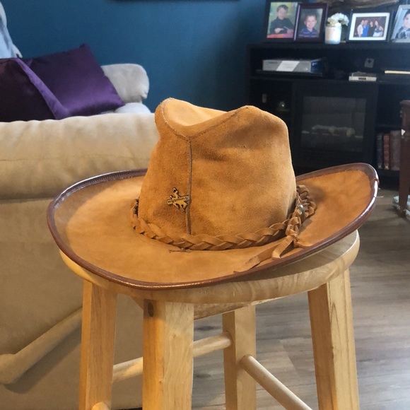 Handmade Genuine Leather Western Cowboy Hat - Clint Eastwood Style - Picture 5 of 5